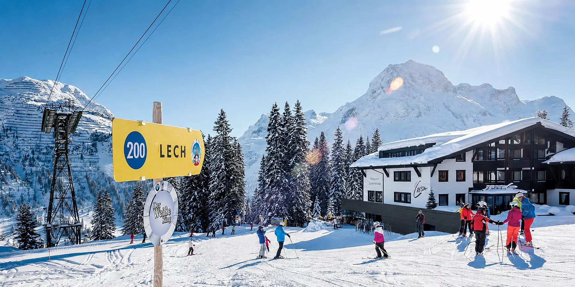 Hotel direkt an der Piste